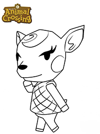 Animal Crossing - Kleurplaat014