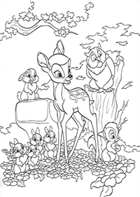 Bambi - Kleurplaat013