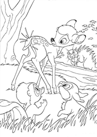 Bambi - Kleurplaat015