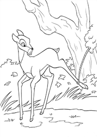 Bambi - Kleurplaat027