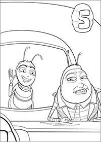 Bee Movie - Kleurplaat021