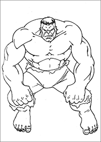 Hulk - Kleurplaat056
