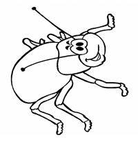 Insecten - Kleurplaat033