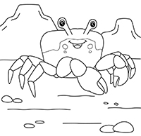 Krabben - Kleurplaat032