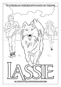 Lassie - Kleurplaat002