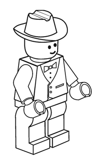Lego Figuurtjes - Kleurplaat037