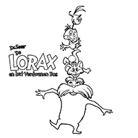 Lorax - Kleurplaat011