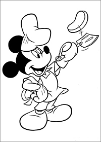 Mickey Mouse - Kleurplaat018