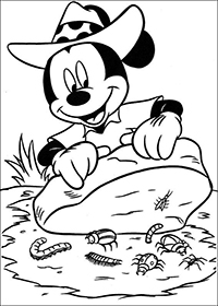 Mickey Mouse - Kleurplaat060