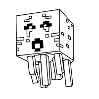 Minecraft - Kleurplaat026