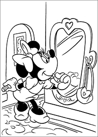 Minnie Mouse - Kleurplaat001