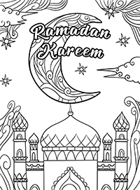 Ramadan - Kleurplaat001