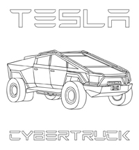 Tesla - Kleurplaat009