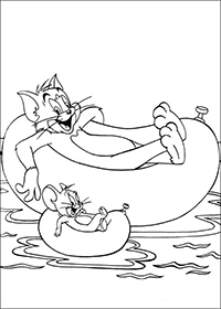 Tom En Jerry - Kleurplaat017