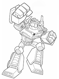 Transformers Rescue Bots - Kleurplaat014