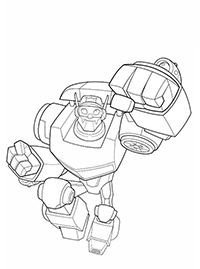 Transformers Rescue Bots - Kleurplaat022