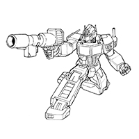 Transformers - Kleurplaat005