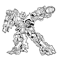 Transformers - Kleurplaat019