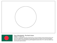 Vlaggen Van De Wereld (Azie) - Bangladesh