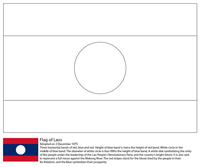 Vlaggen Van De Wereld (Azie) - Laos