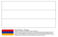 Vlaggen Van De Wereld (Europa) - Armenie