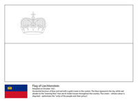 Vlaggen Van De Wereld (Europa) - Liechtenstein