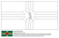 Vlaggen Van De Wereld (Midden Amerika) - Dominicaanse Republiek