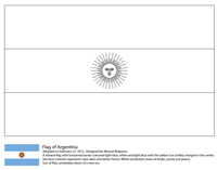 Vlaggen Van De Wereld (Zuid Amerika) - Argentinië