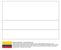 Vlaggen Van De Wereld (Zuid Amerika) - Colombia