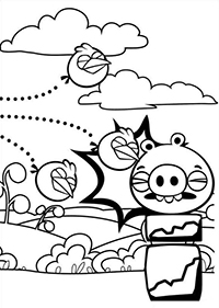 Angry Birds - Kleurplaat003