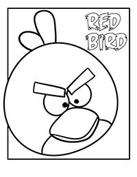 Angry Birds - Kleurplaat021