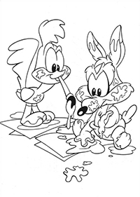 Baby Looney Tunes - Kleurplaat002