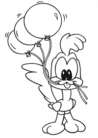 Baby Looney Tunes - Kleurplaat007