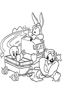 Baby Looney Tunes - Kleurplaat034