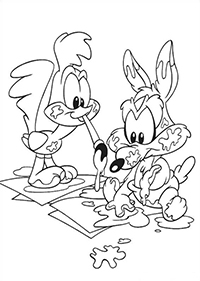 Baby Looney Tunes - Kleurplaat039