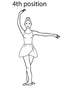 Ballet - Kleurplaat017
