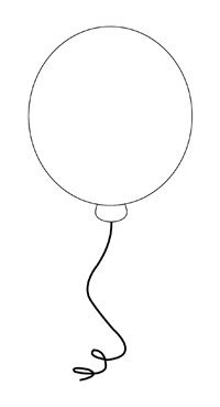 Ballonnen - Kleurplaat024