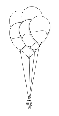 Ballonnen - Kleurplaat026