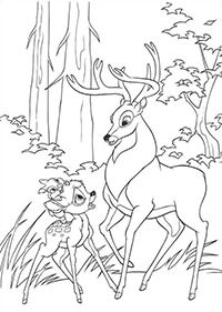 Bambi - Kleurplaat003
