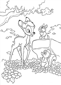 Bambi - Kleurplaat008