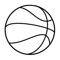 Basketbal - Kleurplaat007