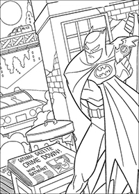 Batman - Kleurplaat004