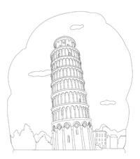 Beroemde Plekken - Toren Van Pisa
