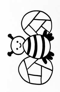 Bijen En Wespen - Kleurplaat018