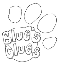 Blues Clues - Kleurplaat011