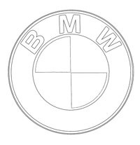 Bmw - Kleurplaat001