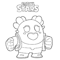 Brawl Stars - Kleurplaat003