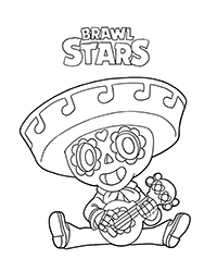 Brawl Stars - Kleurplaat005