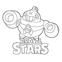 Brawl Stars - Kleurplaat010