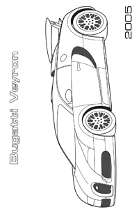 Bugatti - Kleurplaat004